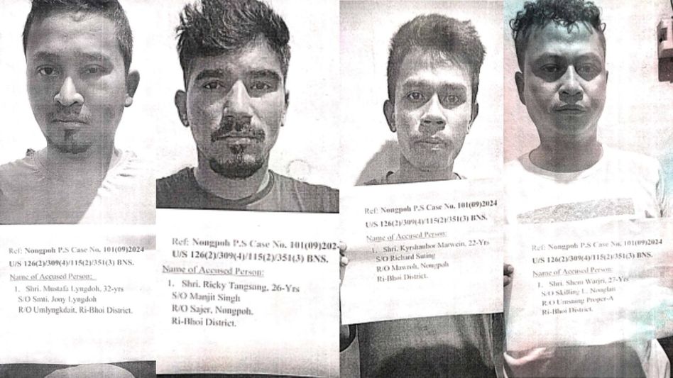 Meghalaya police foil robbery attempt, apprehend four suspects in Ri Bhoi Meghalaya police foil robbery attempt, apprehend four suspects in Ri Bhoi