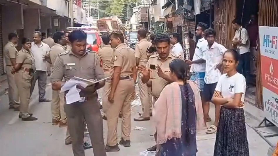 Tension in Karnataka's Mandya after violence during religious procession, 46 held Tension in Karnataka's Mandya after violence during religious procession, 46 held