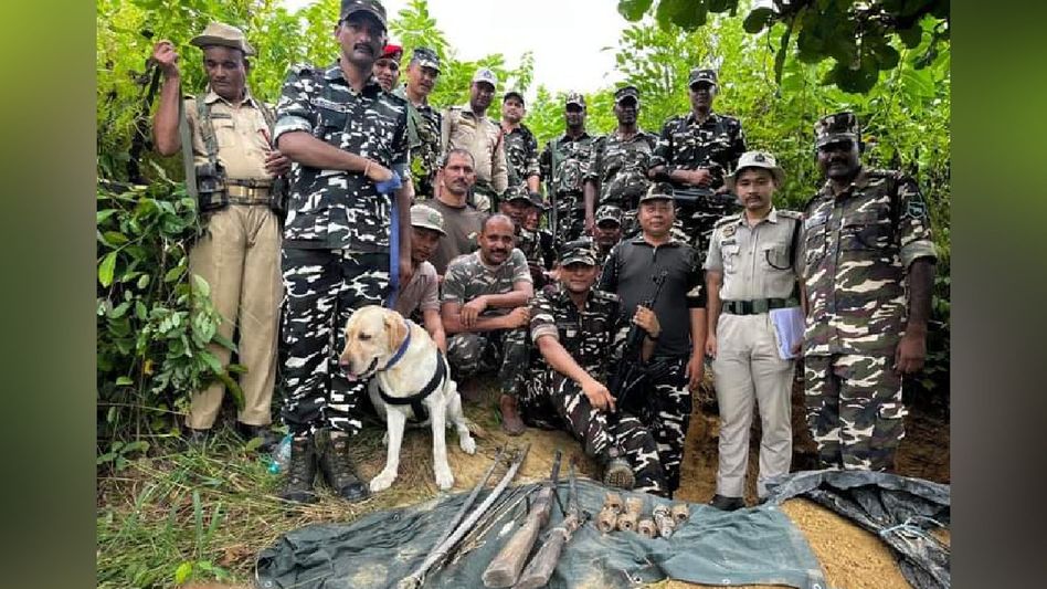 Assam: Arms and ammunition seized near Bhutan border in Tamulpur district Assam: Arms and ammunition seized near Bhutan border in Tamulpur district