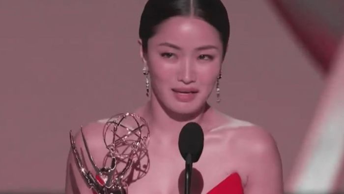 Anna Sawai becomes first Asian actress to win Emmy for best drama actress in Shogun