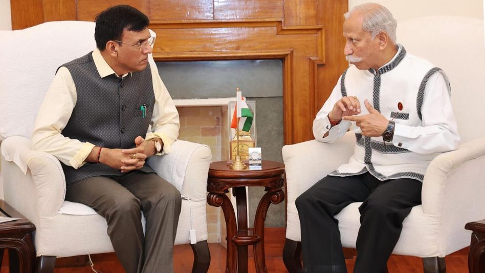 Arunachal Governor discusses sports promotion and infrastructure development with Union Minister Arunachal Governor discusses sports promotion and infrastructure development with Union Minister