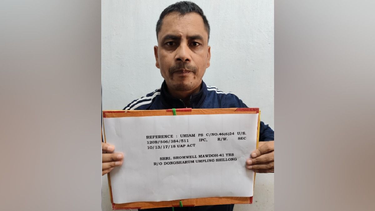 Meghalaya police arrest surrendered HNLC cadre for extortion activities Meghalaya police arrest surrendered HNLC cadre for extortion activities