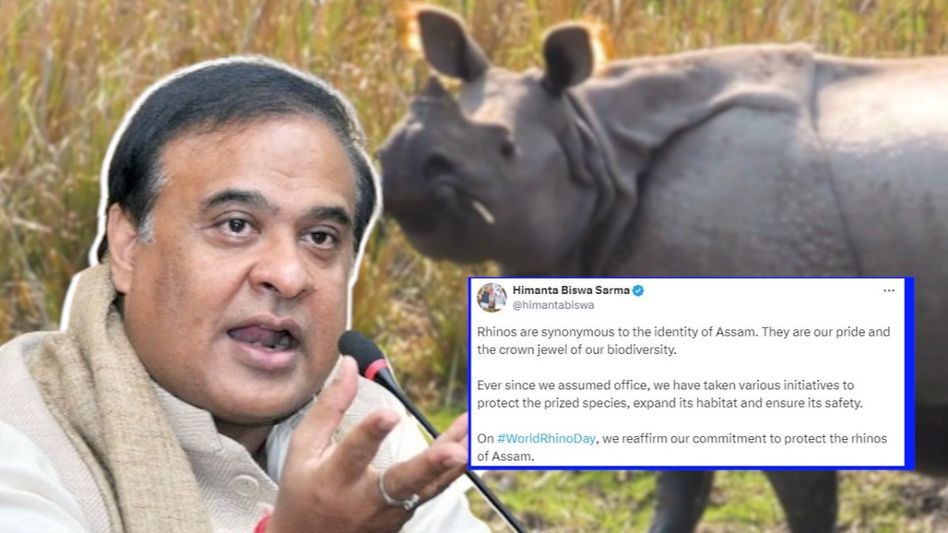 Assam CM reaffirms commitment to Rhino conservation on World Rhino Day Assam CM reaffirms commitment to Rhino conservation on World Rhino Day