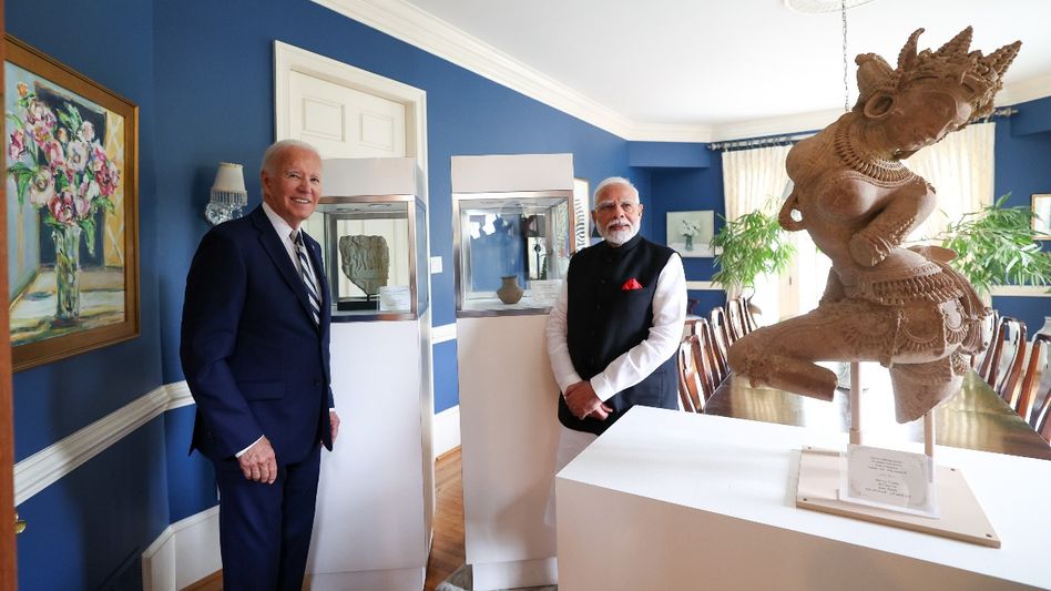 297 antiquities returned to India during Modi's US visit 297 antiquities returned to India during Modi's US visit