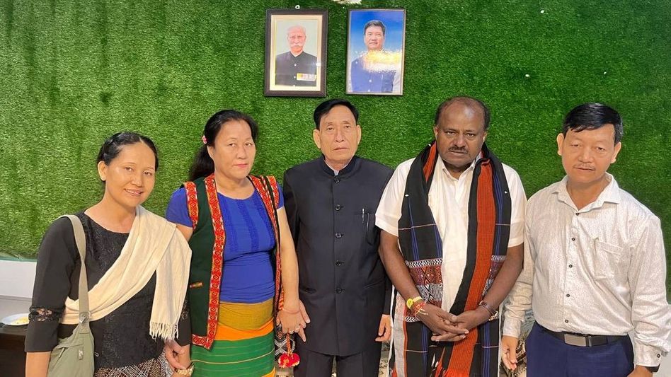 Union Minister praises development progress in Arunachal's Leparada district Union Minister praises development progress in Arunachal's Leparada district