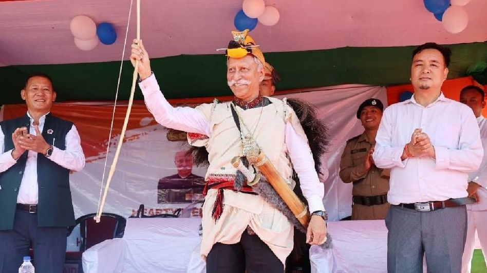 Arunachal Governor makes historic visit to Kra Daadi district Arunachal Governor makes historic visit to Kra Daadi district
