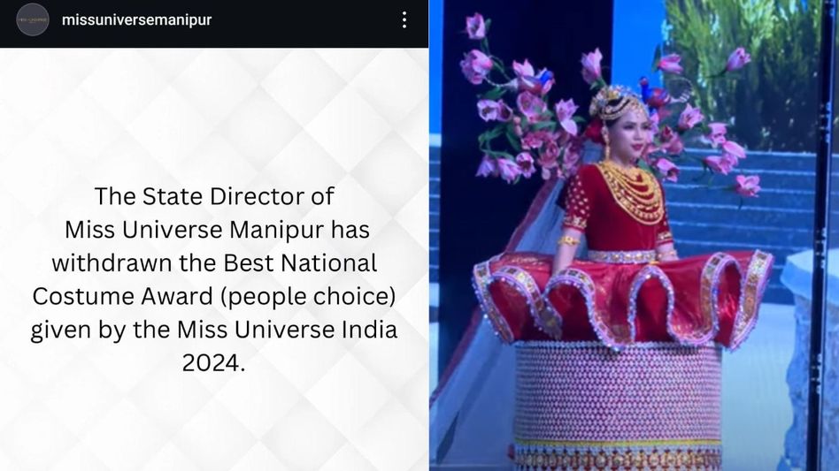 Manipur: State Director withdraws award in protest over Miss Universe India results Manipur: State Director withdraws award in protest over Miss Universe India results