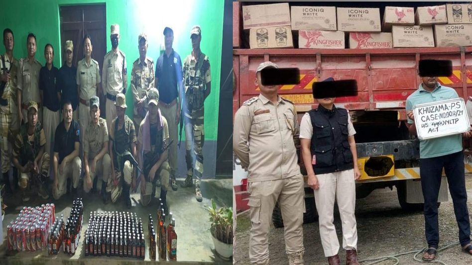 Nagaland police seize over 9,500 bottles of illegal liquor in state-wide crackdown Nagaland police seize over 9,500 bottles of illegal liquor in state-wide crackdown