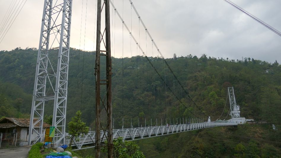 Sikkim's Singshore suspension bridge to be transformed into glass-deck skywalk Sikkim's Singshore suspension bridge to be transformed into glass-deck skywalk