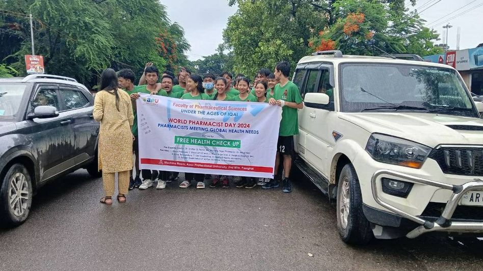 Arunachal : APU Pasighat hosts Red Run Marathon to mark World Pharmacist Day Arunachal : APU Pasighat hosts Red Run Marathon to mark World Pharmacist Day