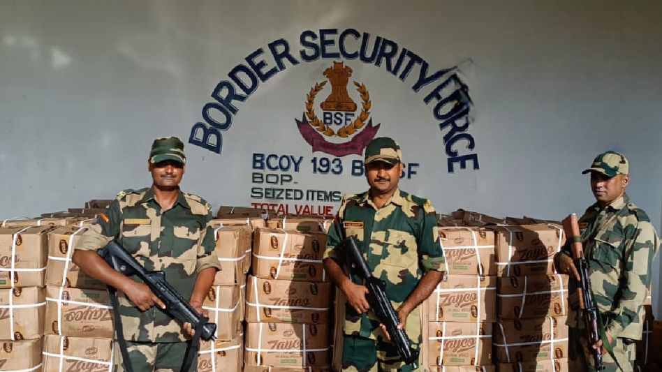 Meghalaya BSF seizes goods worth Rs 13.37 lakh at international border Meghalaya BSF seizes goods worth Rs 13.37 lakh at international border
