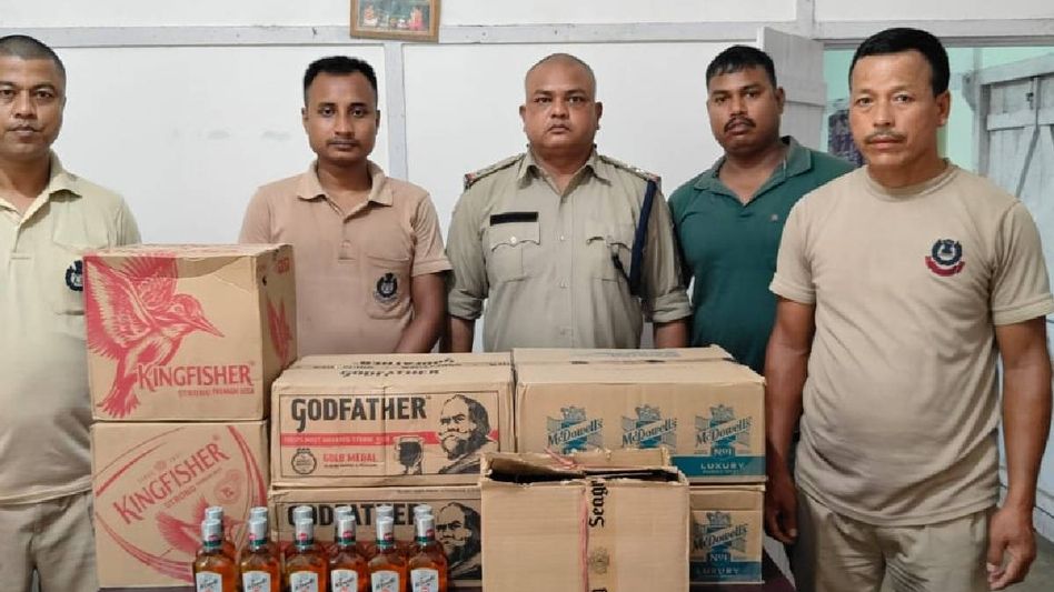 Assam: Excise raid uncovers illegal beer and whisky in Margherita Assam: Excise raid uncovers illegal beer and whisky in Margherita