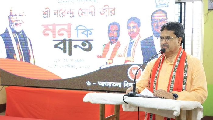 Tripura CM accuses opposition of spreading superstitions