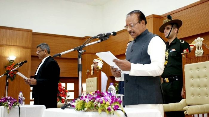 Indra Sena Reddy Nallu arrives in Aizawl to take additional charge as Mizoram governor