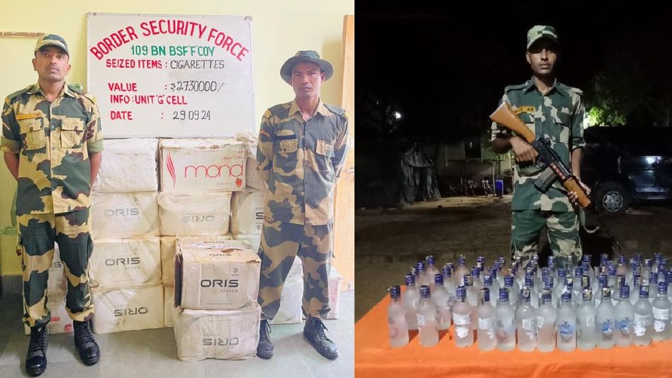 BSF seizes Rs 37.4 lakh worth contraband at Tripura border BSF seizes Rs 37.4 lakh worth contraband at Tripura border