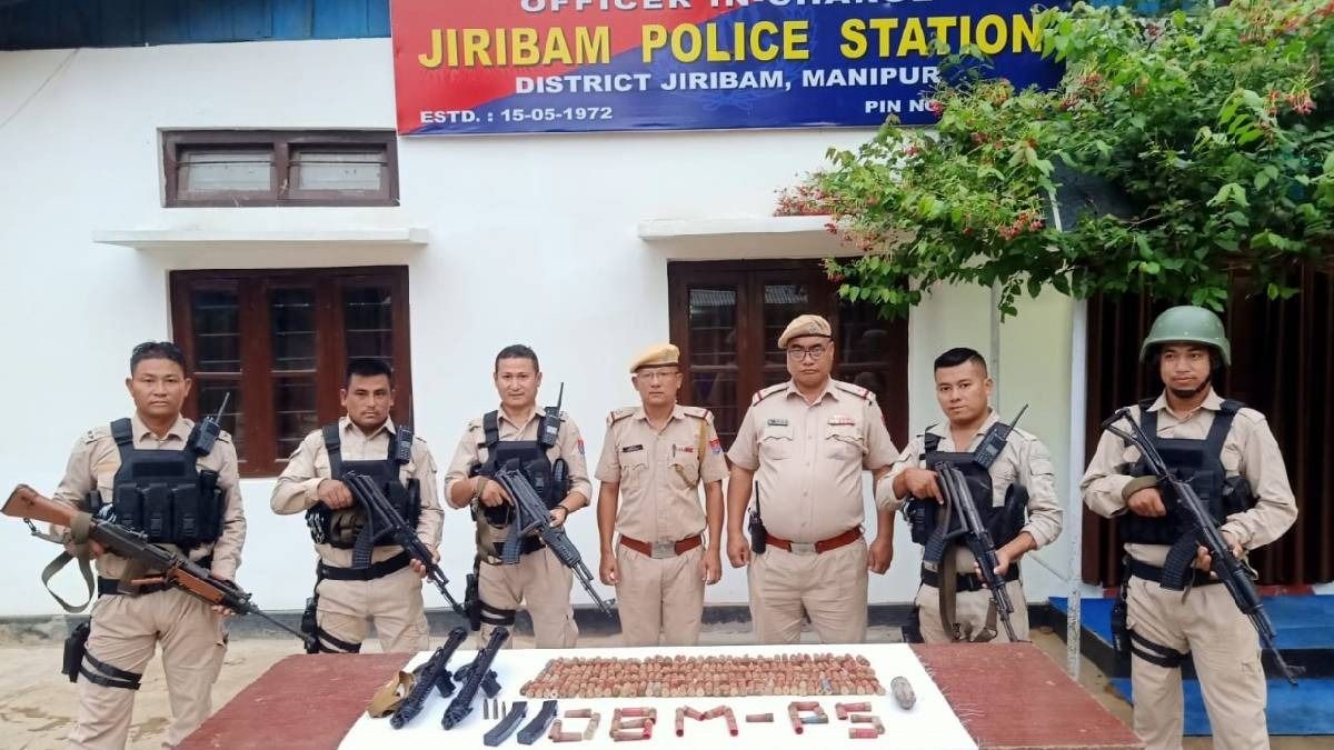 Manipur: Security forces recover arms and ammunition in hill and valley districts Manipur: Security forces recover arms and ammunition in hill and valley districts