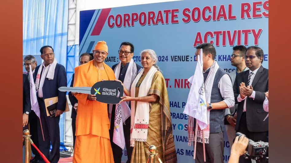 Nirmala Sitharaman attends SBI's CSR initiative in Arunachal's Itanagar Nirmala Sitharaman attends SBI's CSR initiative in Arunachal's Itanagar