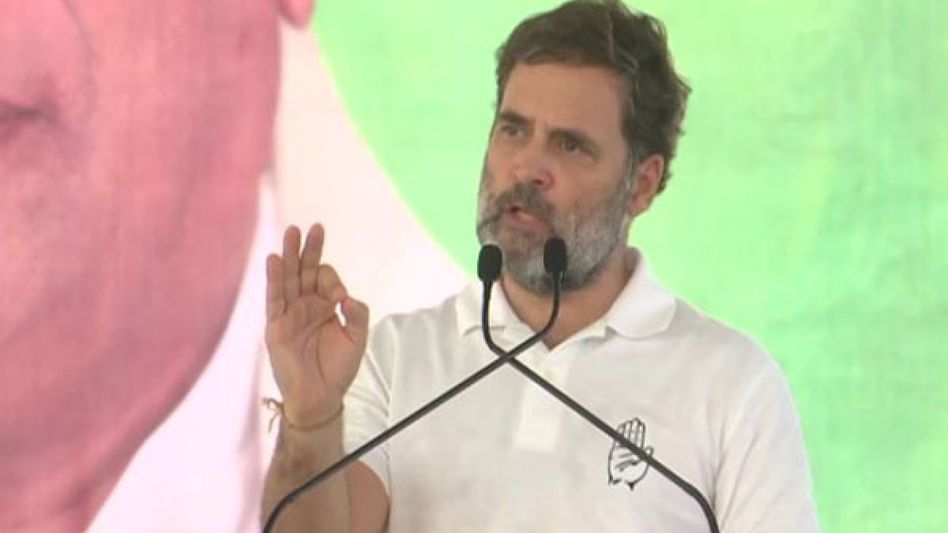 Rahul Gandhi targets Ambani for 'lavish wedding', calls It "people's money" in Haryana rally Rahul Gandhi targets Ambani for 'lavish wedding', calls It "people's money" in Haryana rally