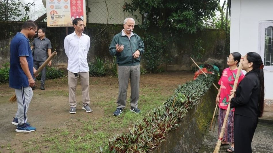 Arunachal: Governor lays foundation for Rajiv Gandhi University's new academic building Arunachal: Governor lays foundation for Rajiv Gandhi University's new academic building