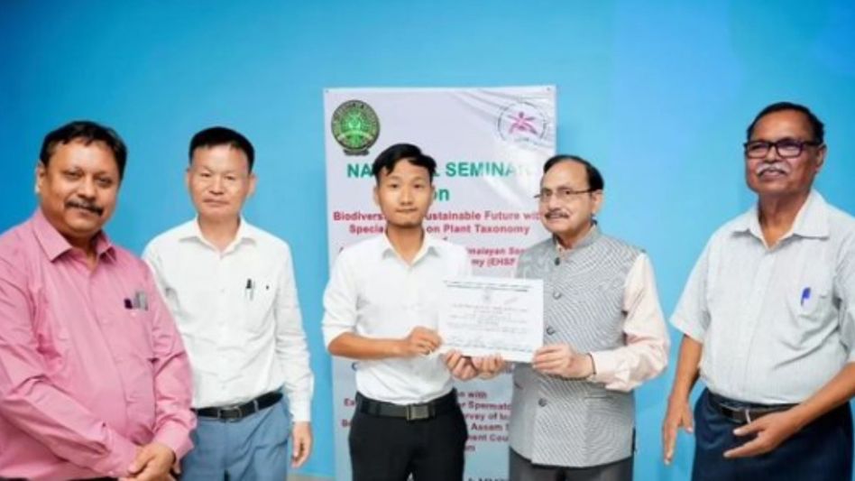 Arunachal scholar wins prestigious Young Scientist award for indigenous plant research Arunachal scholar wins prestigious Young Scientist award for indigenous plant research