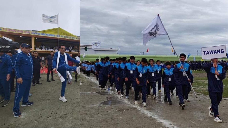 Arunachal Deputy CM inaugurates 7th Hangpan Dada Memorial U-16 tournament Arunachal Deputy CM inaugurates 7th Hangpan Dada Memorial U-16 tournament