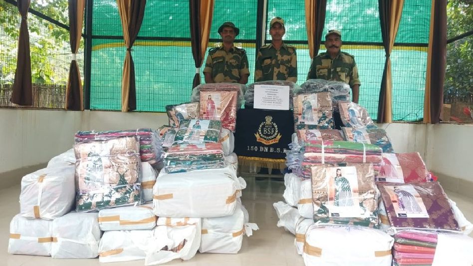 BSF seize items worth over Rs 13 lakh at Tripura border BSF seize items worth over Rs 13 lakh at Tripura border