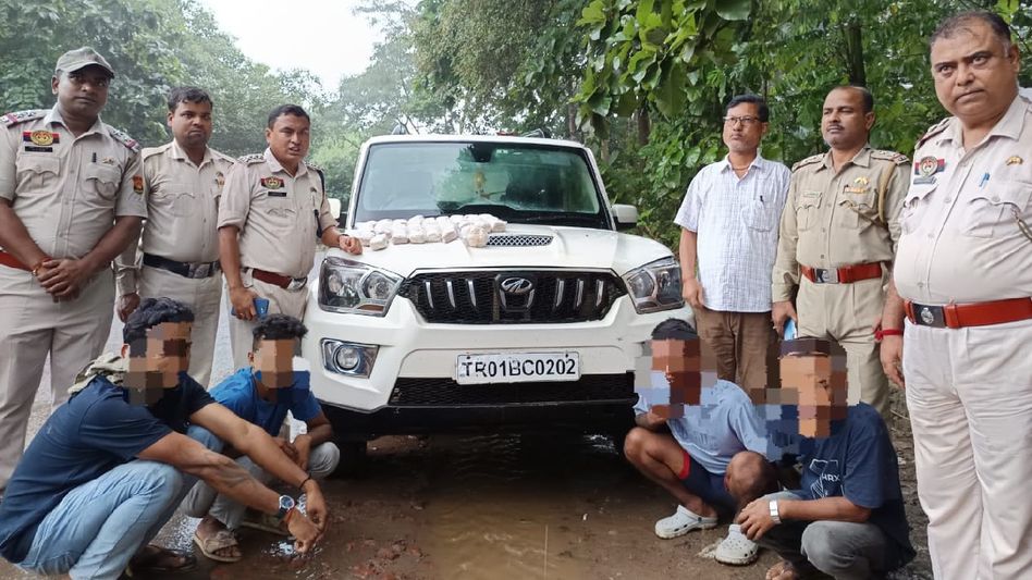 Four held with Yaba tablets worth Rs 2 Crore in Dhalai district of Tripura Four held with Yaba tablets worth Rs 2 Crore in Dhalai district of Tripura