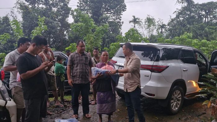 Meghalaya MLA distributes aid as floods ravage South Garo Hills