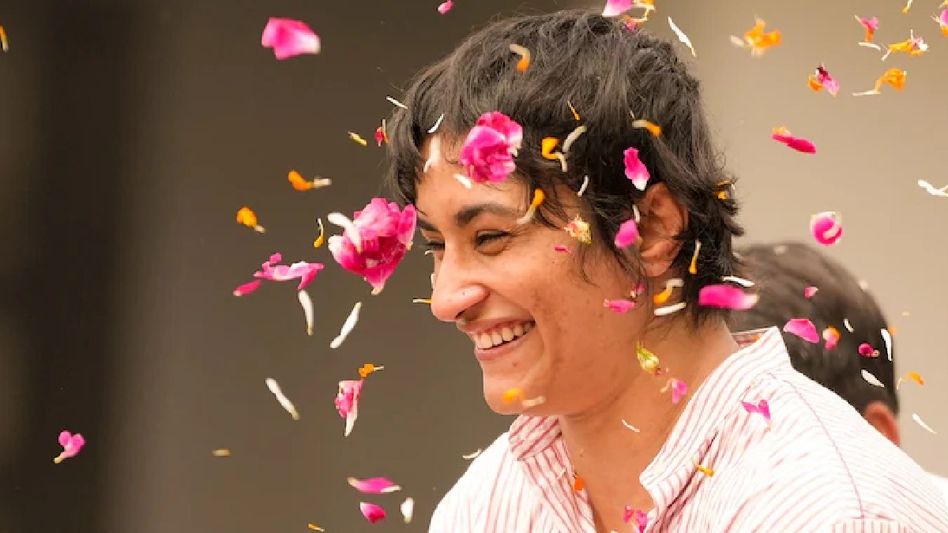 Assembly election results: Vinesh Phogat clinches Haryana's Julana seat in maiden win Assembly election results: Vinesh Phogat clinches Haryana's Julana seat in maiden win