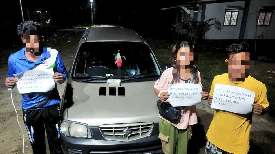 Meghalaya BSF apprehends Bangladeshi national, two Indian associates in East Khasi Hills border Meghalaya BSF apprehends Bangladeshi national, two Indian associates in East Khasi Hills border