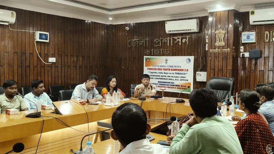 Assam's Cachar launches campaign aiming tobacco-free society Assam's Cachar launches campaign aiming tobacco-free society