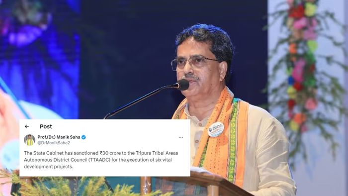 Tripura allocates Rs 30 crore for tribal council, Pradyot seeks additional central funds
