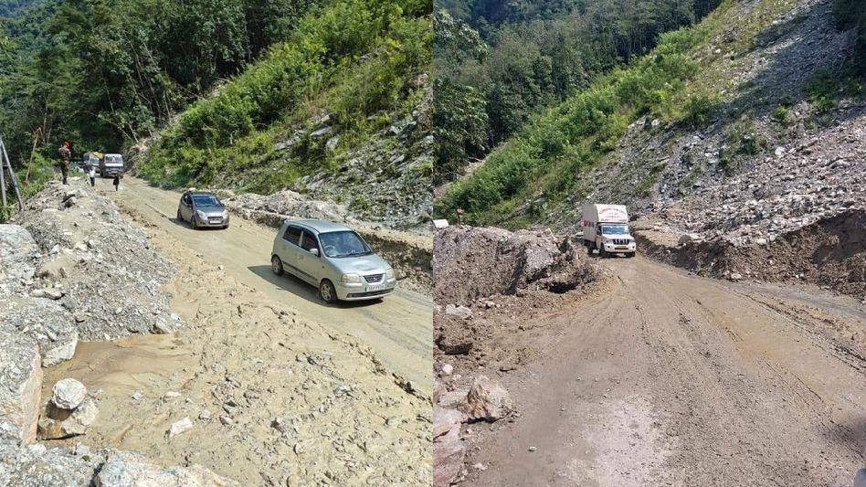 Sikkim: Rangpo-Singtam highway partially cleared, authorities urge caution to avoid further traffic woes Sikkim: Rangpo-Singtam highway partially cleared, authorities urge caution to avoid further traffic woes