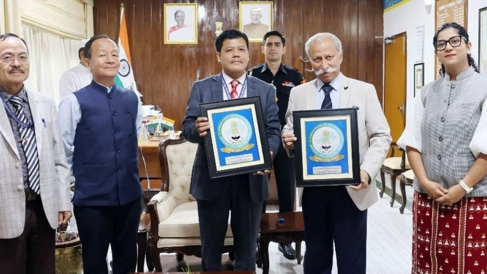 Arunachal Governor unveils new APPSC logo Arunachal Governor unveils new APPSC logo