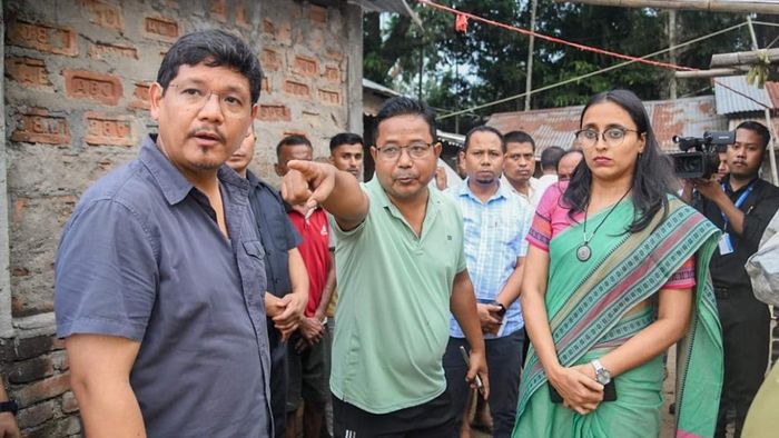 Meghalaya CM addresses flood damage in Garo Hills