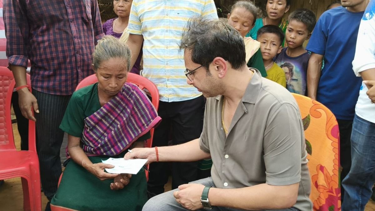 Pradyot Kishore Debbarma aids Tripura flood victims, promises continued support