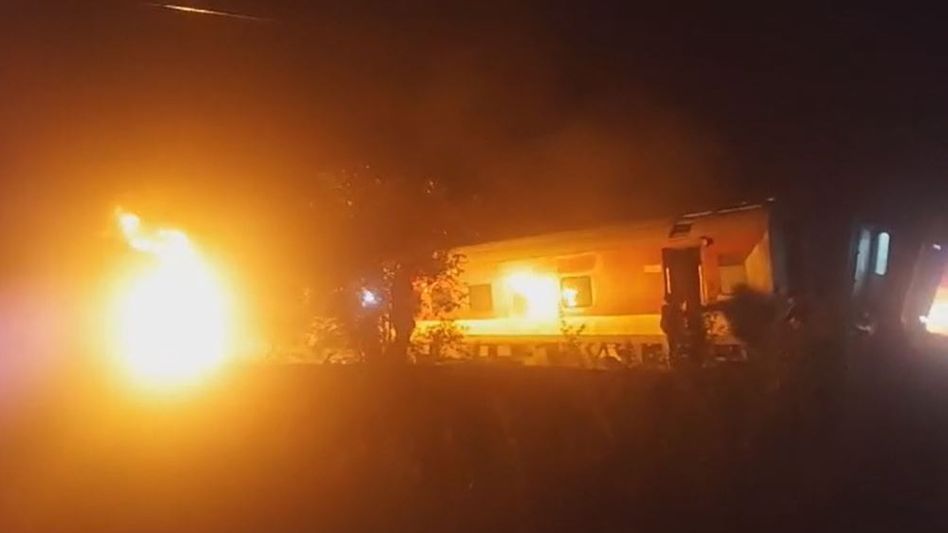Express train collides with goods train near Chennai, at least 19 injured Express train collides with goods train near Chennai, at least 19 injured