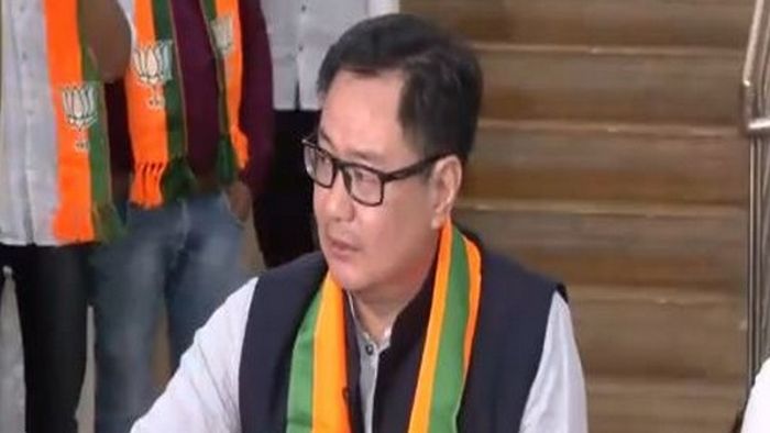 Union Minister Rijiju accuses Congress of using Muslims as 'vote bank'