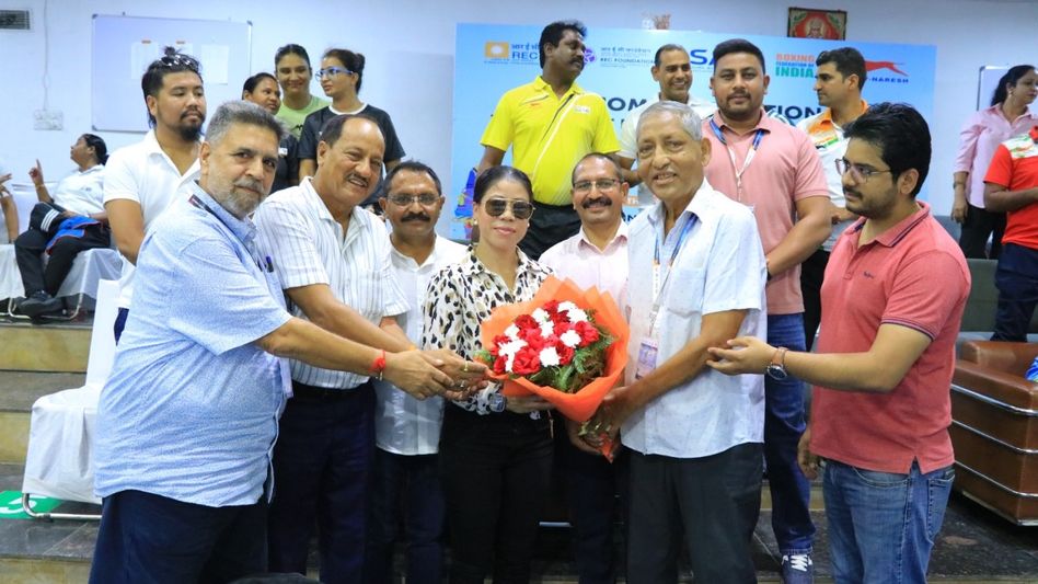 Mary Kom visits Rohtak for REC National Talent Hunt semi-finals Mary Kom visits Rohtak for REC National Talent Hunt semi-finals