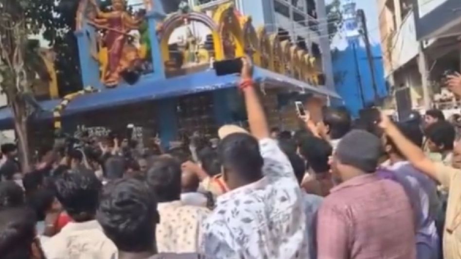 Outrage in Secunderabad as temple vandalism sparks protests Outrage in Secunderabad as temple vandalism sparks protests