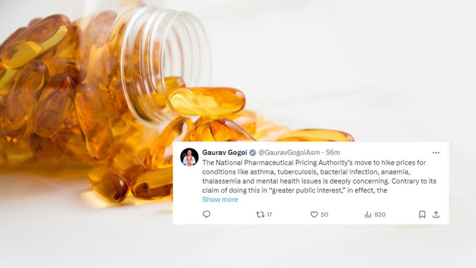 Gaurav Gogoi slams drug price hike, warns of healthcare becoming unaffordable Gaurav Gogoi slams drug price hike, warns of healthcare becoming unaffordable