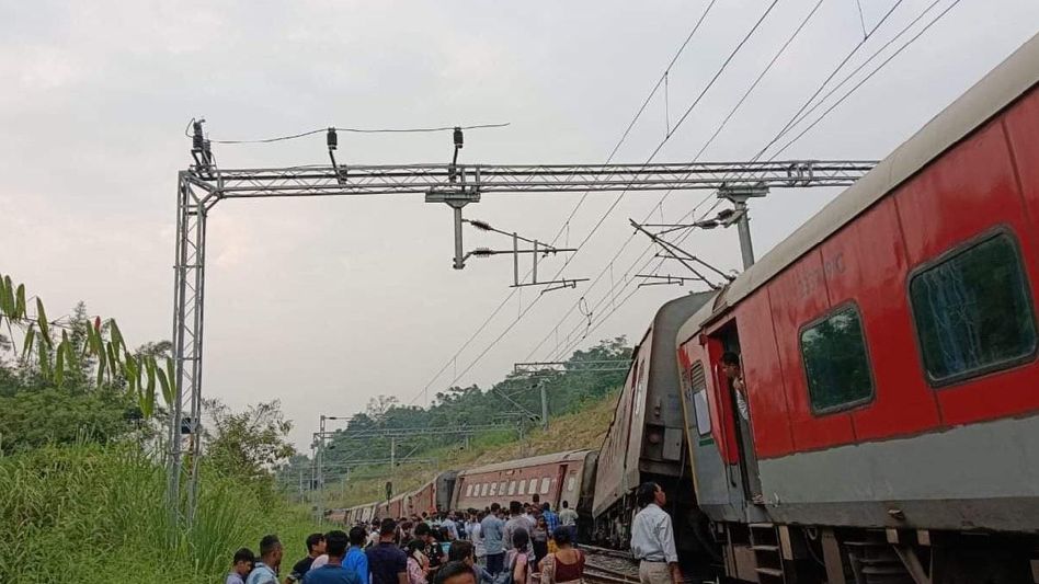Agartala-Mumbai Express derails in Assam's Dima Hasao, no casualties reported Agartala-Mumbai Express derails in Assam's Dima Hasao, no casualties reported