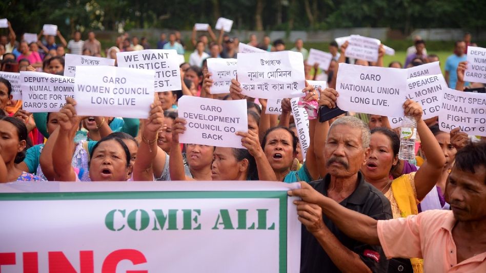 Assam: GACDC leads massive protest against formation of Garo Development Council Assam: GACDC leads massive protest against formation of Garo Development Council