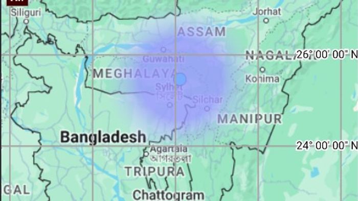 Earthquake rattles West Jaintia Hills in Meghalaya