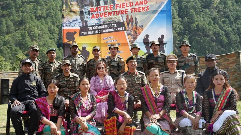 Arunachal minister flags off 2 battlefield treks by combined team of Army, NCC cadets Arunachal minister flags off 2 battlefield treks by combined team of Army, NCC cadets