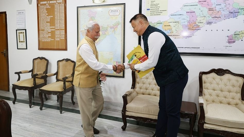 Arunachal Governor, Itanagar Municipal Corporation Mayor discuss urban development Arunachal Governor, Itanagar Municipal Corporation Mayor discuss urban development