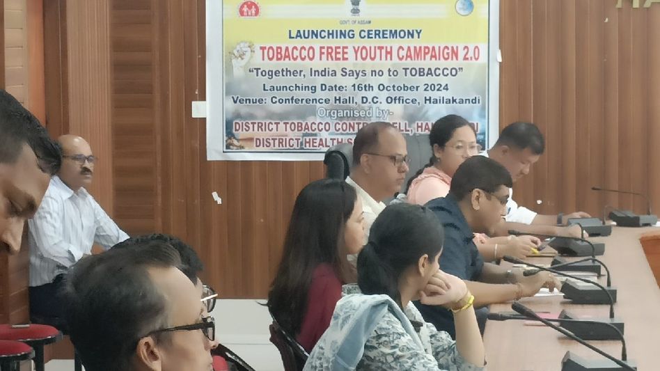 Assam: Hailakandi launches "Tobacco Free Youth Campaign 2.0" to combat tobacco crisis Assam: Hailakandi launches "Tobacco Free Youth Campaign 2.0" to combat tobacco crisis