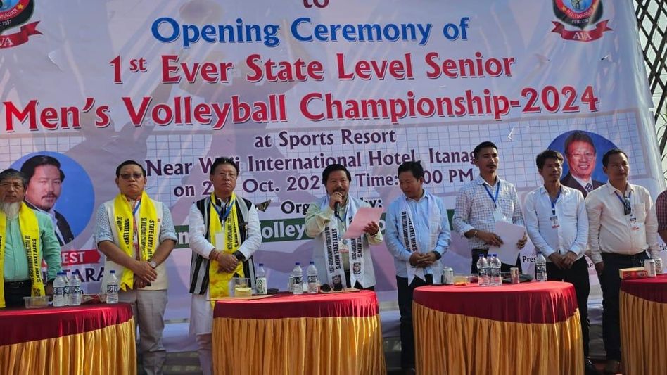 Arunachal: First-ever state level Volleyball Championship inaugurated in Itanagar Arunachal: First-ever state level Volleyball Championship inaugurated in Itanagar
