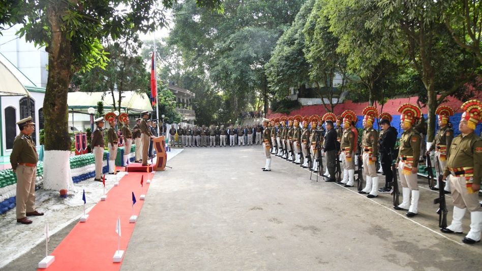 Mizoram police pays homage to martyrs on Police Commemoration Day Mizoram police pays homage to martyrs on Police Commemoration Day