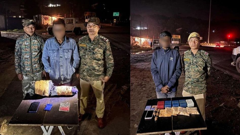 Meghalaya police arrest two Assam smugglers in East Khasi Hills, seize heroin, yaba tablets Meghalaya police arrest two Assam smugglers in East Khasi Hills, seize heroin, yaba tablets